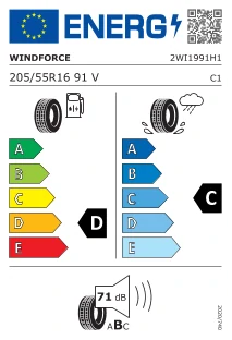 205/55 R16 WINDFORCE - LETNÍ NOVÉ